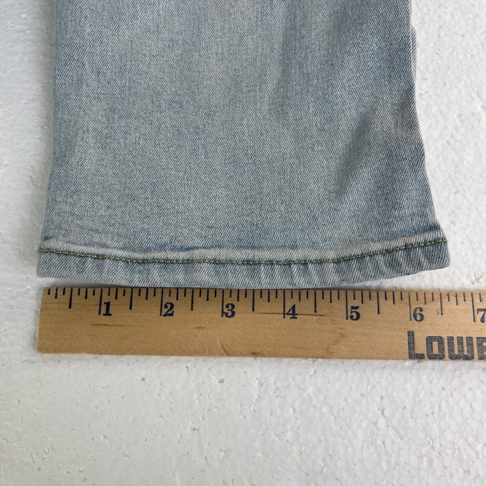Volcom Vorta Slim Tapered Jeans Mens 31 (Measures 33) Light Wash Denim Skater - Picture 11 of 12